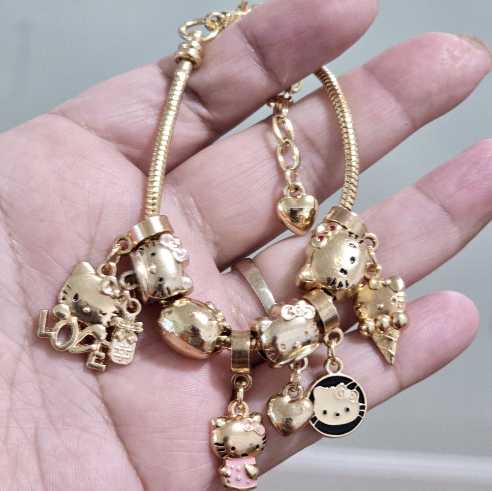 Gold Charm Bracelet